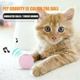 thumbnail image 3 of TIMIFIS Cat Toys Smart Cat Toy Interactive Cat Training Ball Kittens Kitty Simulation Sound Toy Cat Wand - Summer, 3 of 8