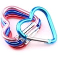 thumbnail image 3 of Mosquetón con forma de corazón Zenarao, llavero de aluminio, 3 of 9