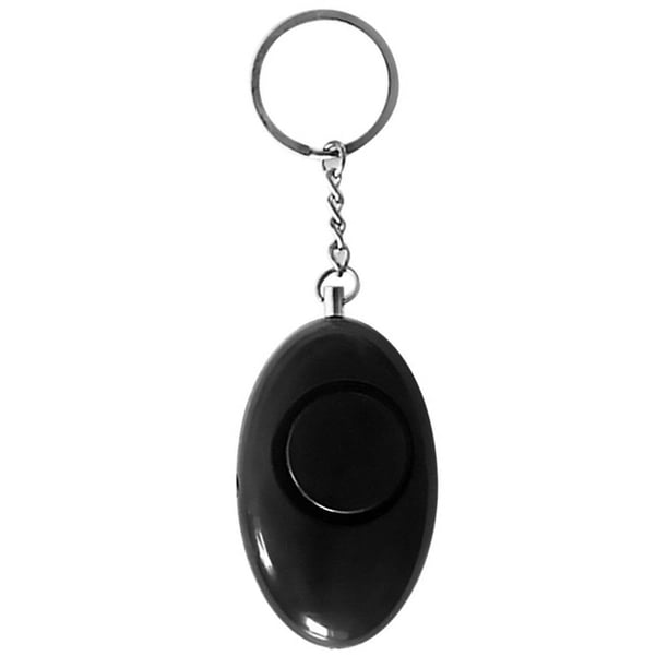 Forma de huevo personal LED intermitente alarma de seguridad llaveros anillos para mujeres autodefensa nocturna kenally DZ4154-01