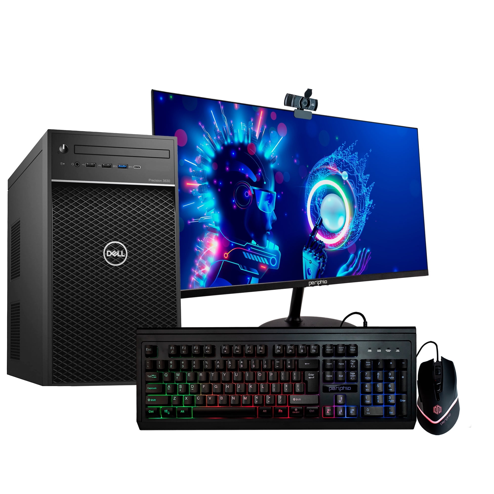 Dell Precision 3630 Tower Desktop, Intel i7-8700, 16GB RAM, 1TB