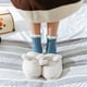 thumbnail image 3 of Calcetines deportivos súper suaves para mujer Baoblaze Calcetines informales de invierno térmicos cómodos Azul, 3 of 8
