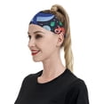 thumbnail image 6 of Yiaed The Underwater World Print Sports Headbands,Moisture Wicking Workout Headband, Sweatband Headbands for Running,Cycling for Women and Men, 6 of 8