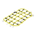 thumbnail image 1 of Fiocias RC Car Luggage Net Elastic Mesh Roof Rack Metal Hook High Simulation Decorative Upgrade Part for RC Crawler Suitable for Model Enthusiasts Home Collec yellow, 1 of 8