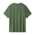 thumbnail image 5 of Gamivast Mens Summer Casual Henley Shirts Fashion V Neck Short Sleeve Loose Fit Tops Comfort Breathable Beach Tees Green L or Clearance My Orders Placed Recently by Me Delivery Status, 5 of 8
