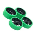 thumbnail image 2 of lionlar 1:28 RC Car Wheel Rim Tires Accessories for RM02 Iw02 Model Buggy Crawler , Green, 2 of 6
