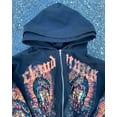 thumbnail image 2 of Sudaderas con capucha con estampado de moda Y2k, abrigos de manga larga Harajuku Hip Hop, sudadera holgada con cremallera a la moda, ropa de calle para hombres y mujeres, 2 of 5