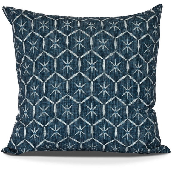 Simply Daisy, Tufted Geometric Print Outdoor Pillow