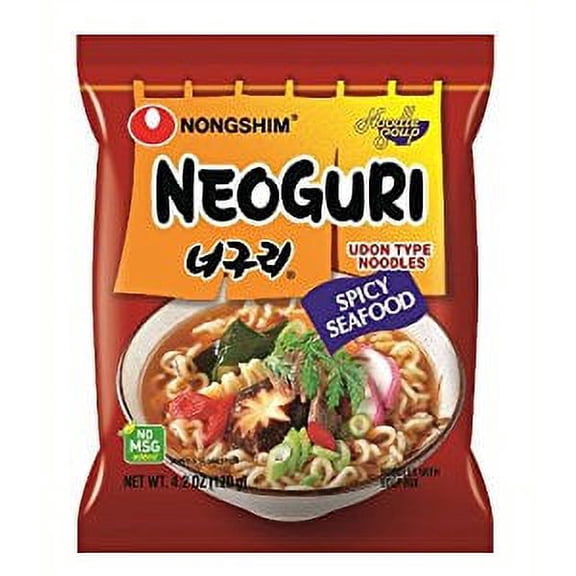 NineChef Bundle - Nongshim Neoguri Spicy Seafood Noodle Ramyun 4.2 Ounce Packages (Pack of 20) 1 NineChef ChopStick