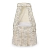Majesty Baby Bassinet with Canopy - Ecru/Black Toile Bedding