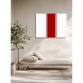 thumbnail image 5 of Red Solid Color Texture Wall Art for Living Room, Canvas Picture Wall Decor for Bathroom Bedroom, Simple Red Stripes Painting Artwork for Office Kitchen Hallway Dining Room Home Decorations 16"x20", 5 of 8