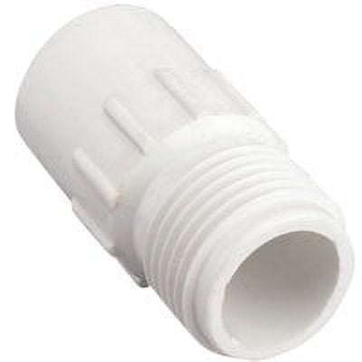 Orbit 53362 Hose to Pipe Adapter, 1/2 in Slip Joint x 3/4 in MHT, PVC