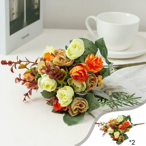 Rapeiae Many Artificial flowers Bouquets for Home Weddings Multi-purpose Decorative Flowers Available In lots of colors