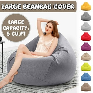 Bean Bag Chair Cover Only (No Filler) - Large Washable Memory Foam