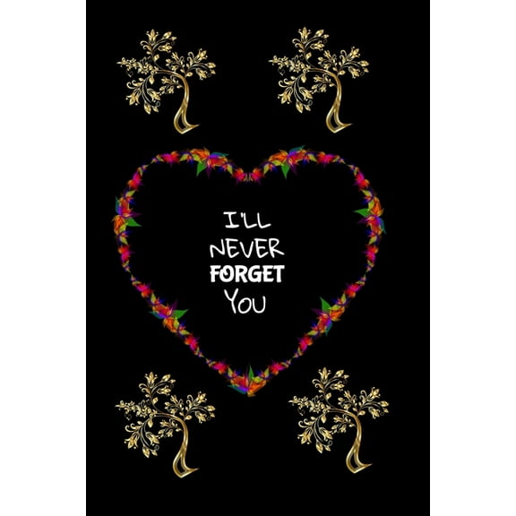 I'll Never Forget You: 6x9 Password Tracker Wide&logbook 100 Pages, Gift for loved ones (Paperback)