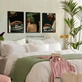 thumbnail image 2 of 3Pcs Fashion Black Woman Wall Art African American girl Wall Decor picture Hip Hop Music canvas Poster Prints for Living Room Bedroom DJ Studio Home Decoration Unframed, 2 of 6