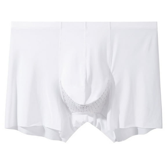 zbxnLI Mens Big and Tall Underwear Boxer Briefs Soft Breathable Stretch No Fly Underpants for Men L-4XL