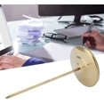 thumbnail image 3 of Huggegwe Piquet de Reçu en Acier Inoxydable avec Fond Rond, Piquet de Support de Reçu en Acier Inoxydable pour Restaurant, Piquet de Reçu Argenté pour Bureau Cuisine CJB91-51144, 3 of 9