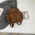 thumbnail image 3 of HAHUT Gothic Backpack for Women & Men, Large Capacity Commuter Daypack for Travel Work College Daily Use (Brown), 3 of 9