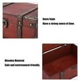 thumbnail image 4 of Cofre de Almacenamiento Con Cerradura, Cofre del Tesoro, Caja de Almacenamiento de Madera Vintage, Cofre Decorativo Para Joyas del Tesoro Con Cerradura para, 4 of 7