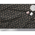 thumbnail image 2 of Soimoi Black polyester Georgette Fabric Fruits Print Sewing Fabric Yard 42 Inch Wide, 2 of 3