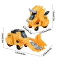 thumbnail image 3 of Abs Inertia Vehicle Dino Battle Car Impact Transformation ABS Inertia Vehicle Two Way Motion (Orange)​Holiday Delight, 3 of 7