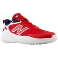 thumbnail image 5 of New Balance Women's VELOv4 Fastpitch Softball Turf Shoes Red/White/Blue 5, 5 of 6