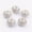 Clear, variant on 5pcs Rondelle Shining Grade A Rhinestone European Beads Mixed Jewl Crystal Charm-Pink