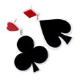 thumbnail image 3 of MOVTOTOP 1 Paire de Boucles d'Oreilles Pendantes Asymétriques Exagérées, 3 of 7