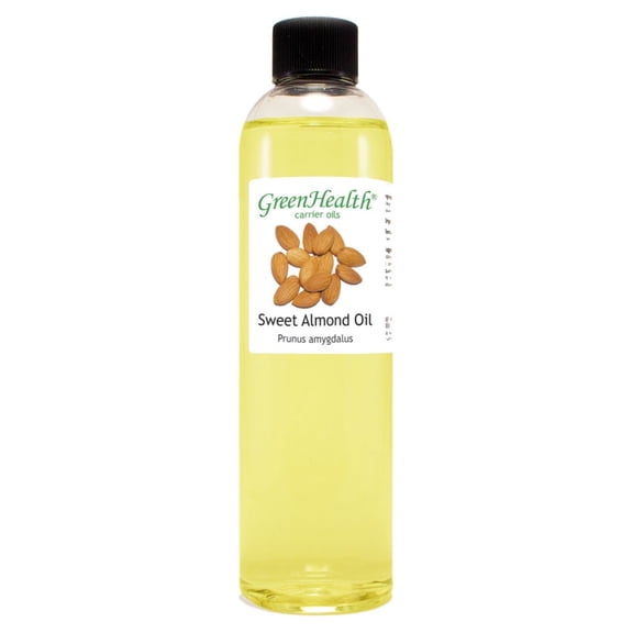 GreenHealth Sweet Almond Carrier Oil 8 fl oz Plastic Bottle With Cap