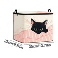 thumbnail image 6 of Cute Cat Print Foldable Storage Bin, Large Capacity Fabric Organizer Box for Clothes Toys Blankets Household Bedroom Tidying, 6 of 6