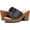 Black/Printed, variant on Dr. Scholl's Shoes Womens Wake Up Faux Leather Slip On Clogs