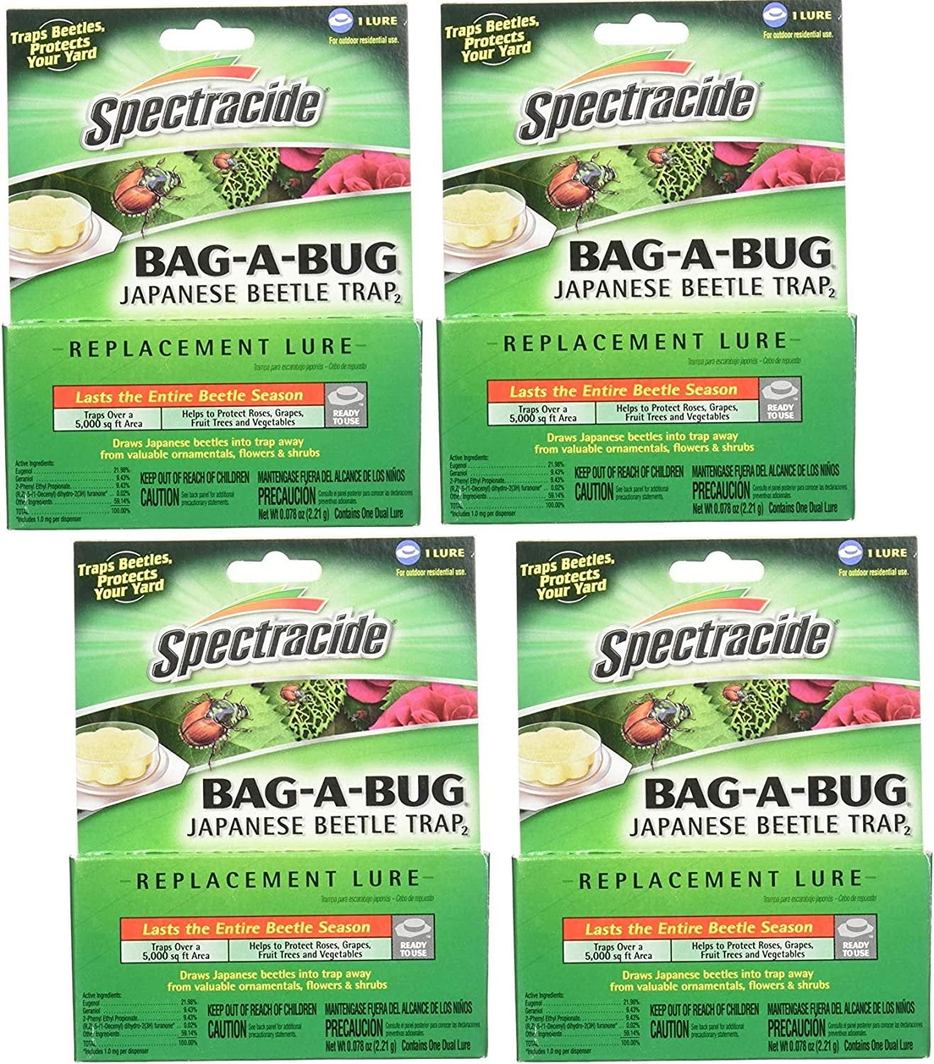 Spectracide Bag a Bug Japanese Beetle Trap Replacement Lure 169051