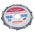 thumbnail image 2 of Angle Grinder Chain Disc, 4.5in Wood Carving Chain Plate Impact Resistant  For Cutting For Woodworking, 2 of 8