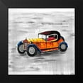 thumbnail image 2 of Atelier B Art Studio 12x12 Black Modern Framed Museum Art Print Titled - Yellow vintage car toy, 2 of 5