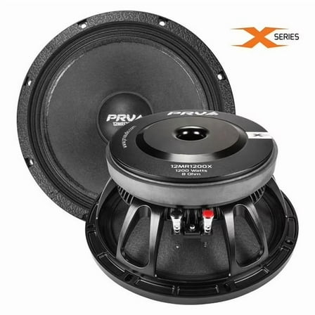 PRV Audio 12MR1200X – 12″ Midrange Loudspeaker, 600W RMS, 8 Ohm, 101.5 dB