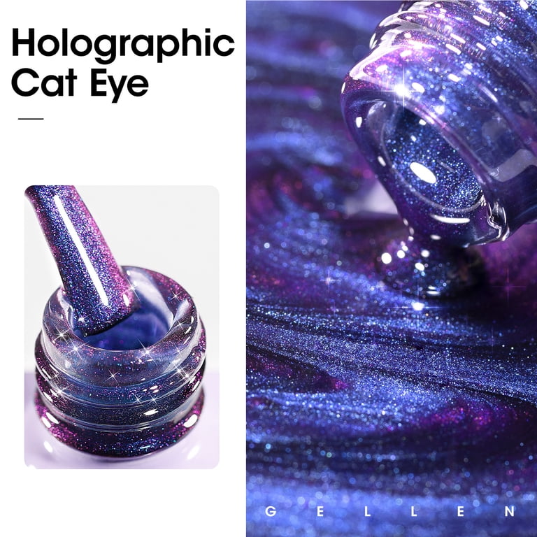 Gellen Cat Eye Gel Polish, Starry Night Blue, 18 ml photo 2