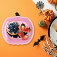 thumbnail image 2 of BinKFF 12Pcs Halloween Pumpkin Paper Plates Cute Grimace Pumpkin Shape Disposable Plates 9 Inch Halloween Colorful Tableware for Birthday Holiday Party Decor Supplies, 2 of 7