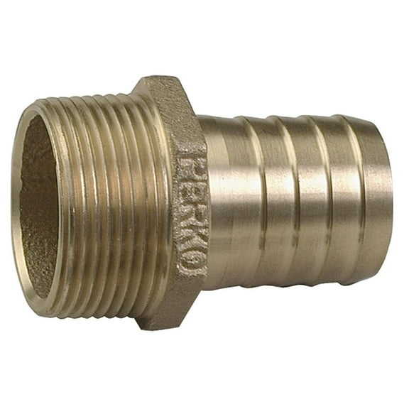 Perko 1" Pipe To Hose Adapter Straight Bronze