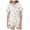 White, variant on WOYY Toddler Girl's Pajamas Christmas Snowflake Printed Button Shirt Shorts Sleepwear Pjs