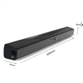 thumbnail image 4 of Barra de sonido BS-28B con Bluetooth, altavoz estéreo de larga duración para cine en casa, multifuncional, de escritorio, inalámbrica y portátil., 4 of 4