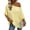 #234-Yellow, variant on TaTaai Women's Summer Off Shoulder Linen Short Sleeve Top Solid Color Loose Asymmetric Neck Elegant Casual Blouse Gift