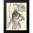 thumbnail image 2 of Modigliani, Amedeo 14x18 Black Modern Framed Museum Art Print Titled - Paul Alexandre, 2 of 5