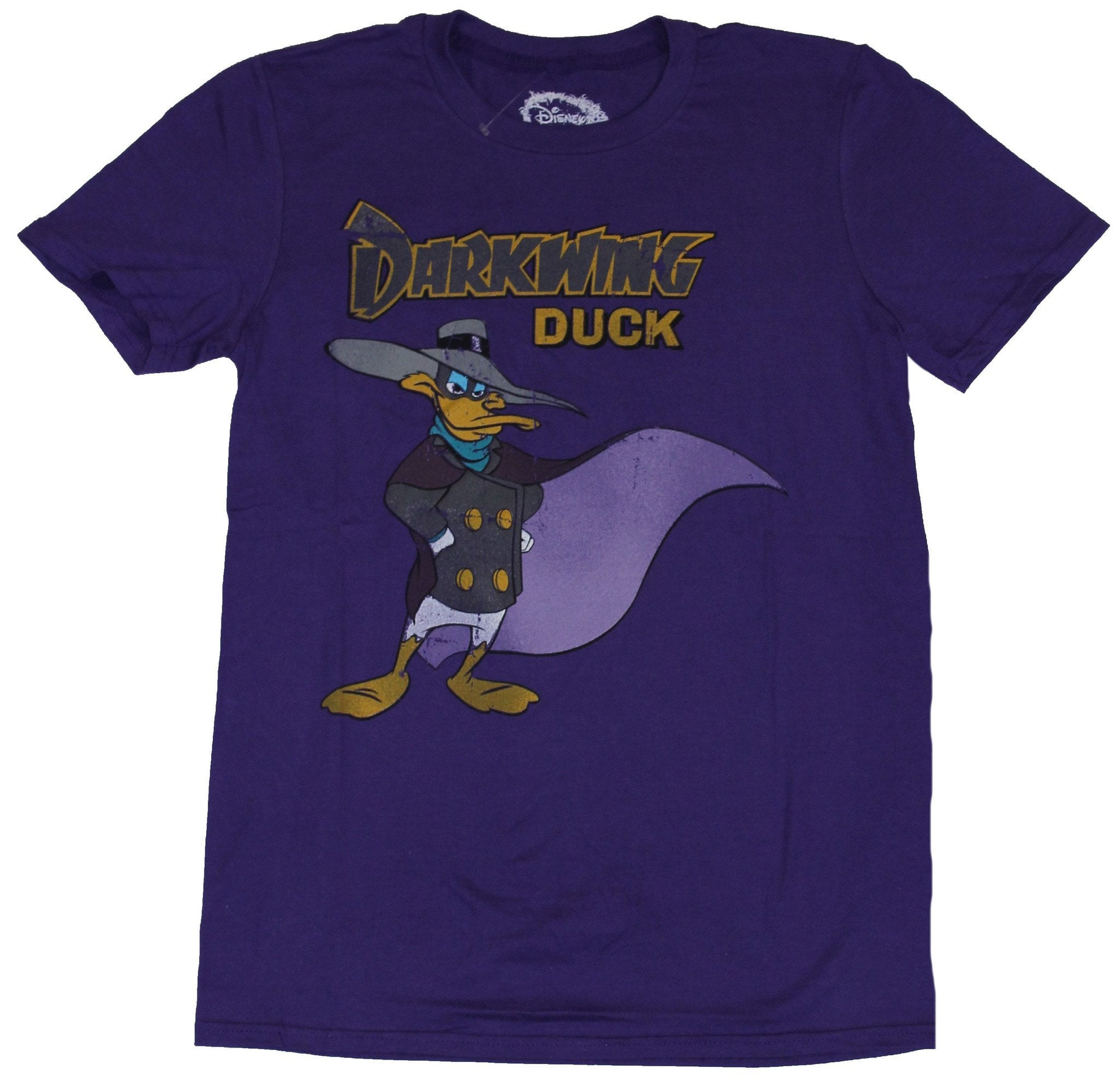 Duck Tape Darkwing Duck (Disney) Mens TShirt Dark Wing Duck Stands