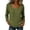 Green, variant on Stralyhd 3/4 Sleeve Tops for Women 2026 Summer Button Down Shirts Dressy Casual V Neck Top Loose Fit Beach Vacation Henley Blouses Blue XL