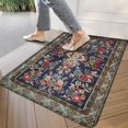thumbnail image 3 of Bohemian Brown Ethnic Design Rug Welcome Door Mat Decorative Doormat Farmhouse Low-Profile Floor Rug Switch Mat for Home Indoor Outdoor Decorations 17 X 30 Inch, 3 of 6