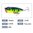 thumbnail image 2 of 6 Pesca Topwater Popper Bait .5cm 11.8g Artificial Wobblers Señuelos Verde JShteea Para Estrenar, 2 of 7
