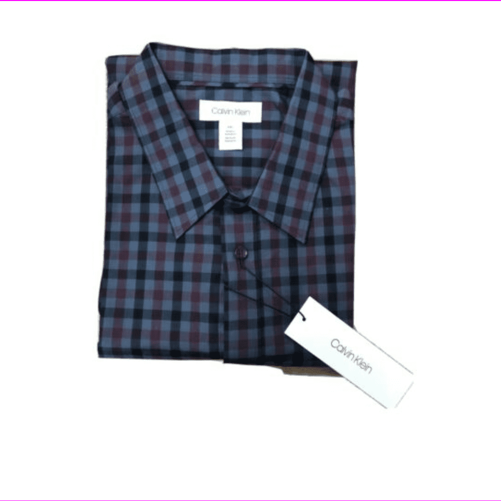 Calvin Klein Men's Long Sleeve Button 