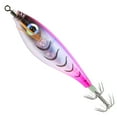 thumbnail image 3 of Anzuelos Calamar Señuelos Pesca Luminosos Anzuelo Sepia Cebo Camarón () Rosa, 3 of 4