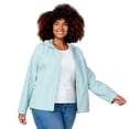 thumbnail image 2 of Free Country Women's Plus Size X2O Packable Rain Jacket Green Tea 1X, 2 of 3