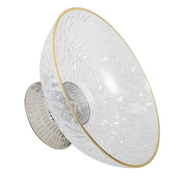CTIRCHIU Transparent Fruit Bowl on Pedestal with Draining Design for Home Use